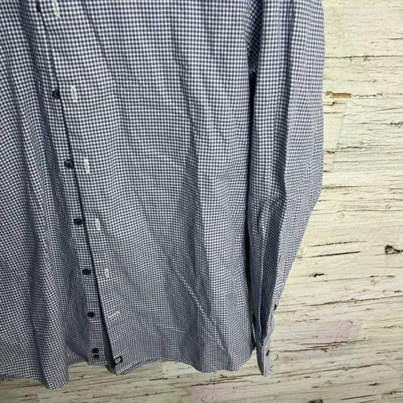 Strellson Slim Fit  Button Down Shirt Size M blue - Picture 3 of 8